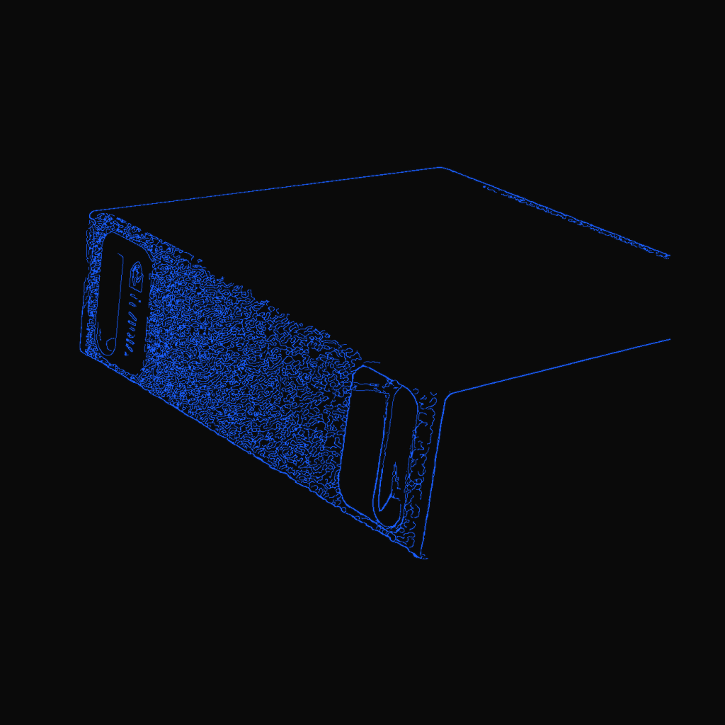Stylized line drawing of the NVIDIA DGX Spark