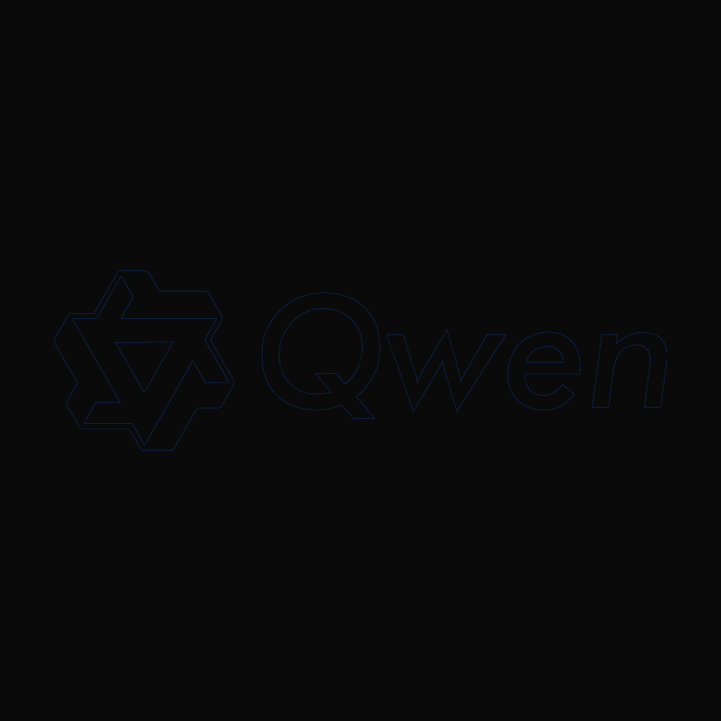 Stylized line drawing of the Alibaba Qwen2.5-72B-Instruct (Q4 quant)